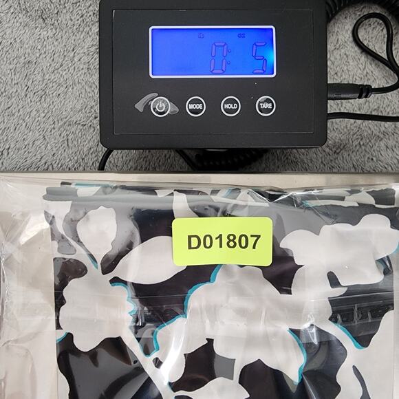 BCBGMAXAZRIA Skirt Womens S Black White Blue Floral Stretch Rayon Casual Pencil - Picture 11 of 11